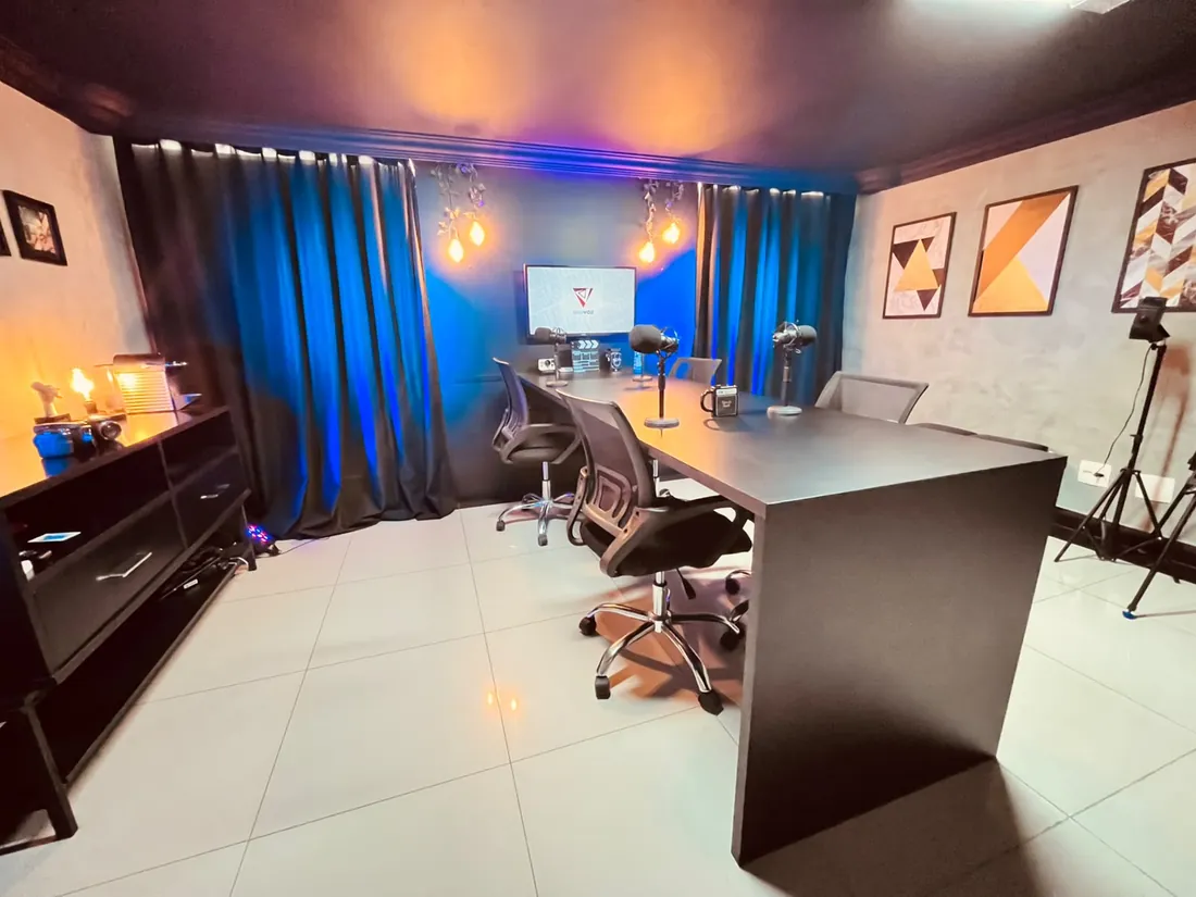Foto — sala de podcast